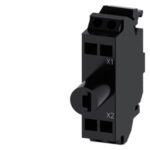 3SU1401-2BB20-3AA0 | LED module with integrated LED 24 V AC/DC, red, Spring-loaded terminal, for floor mounting, Minimum order quantity 5 or a multiple thereof - Siemens