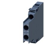 3RH2921-1DA11 | auxiliary switch, lateral, 1 NO + 1 NC, on the left: 51/52, 63/64, on the right: 31/32, 43/44, current path: 1 NC, 1 NO, screw terminal, for contactors 3RT2 and contactor relays 3RH2 - Siemens