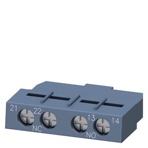 G_NSA0_XX_93113i.jpg 3RV2901-1E | Auxiliary switch transverse 1 NO+1 NC screw terminal for circuit breaker 3RV2 - Siemens - Image 1