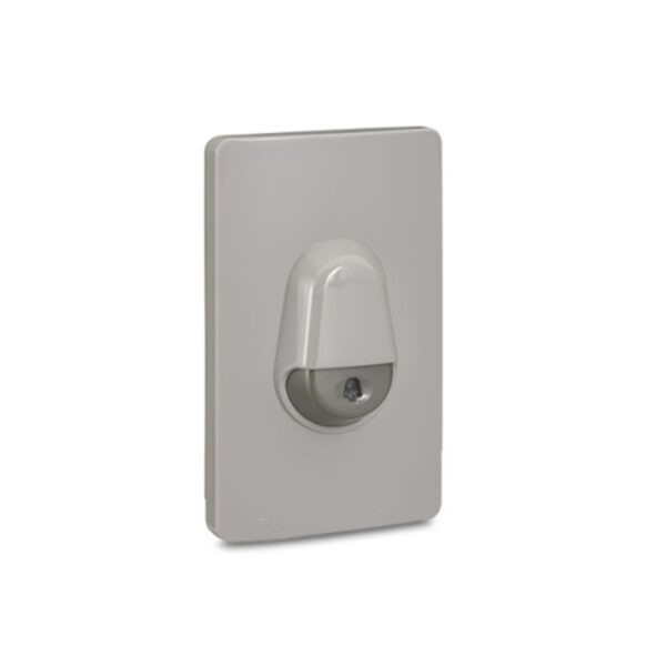 A3031WBP_GY | Weatherproof IP44 Door Bell Switch - Grey - Schneider Electric