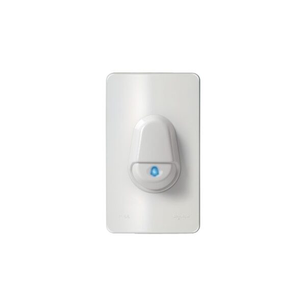 A3031WBP_WE | Weatherproof IP44 Door Bell Switch - White - Schneider Electric