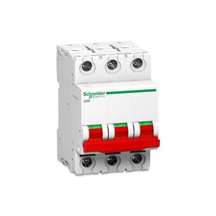 a9s3p040.jpg A9S3P040 | Acti 9 Isolator xSW 3P 40A 1.25kA 415V AC - Schneider Electric - Image 1