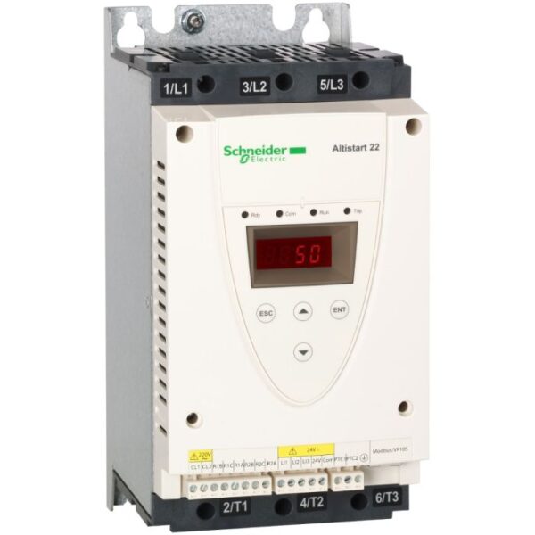 ATS22D47Q SOFT STARTER 47A 440V 230V CTRL Schneider Electric alti