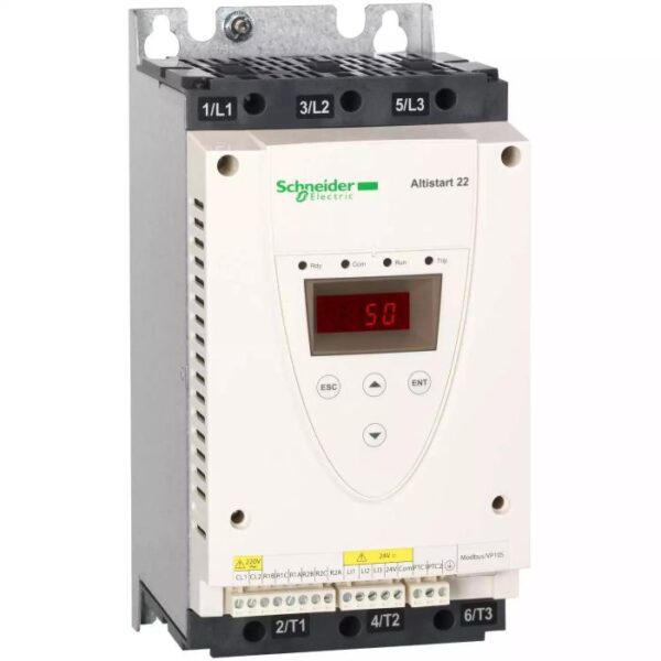 ATS22D32Q SOFT STARTER 32A 440V 220V CTRL Schneider Electric ats22d32q