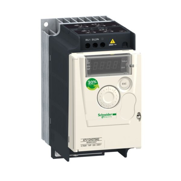 ATV12H055M2 | ATV12 0.55KW 240V 1PH HEAT SINK TB - Schneider Electric