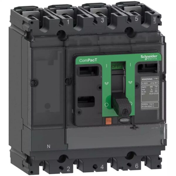 C104100S | SWITCH NSX100NA AC 4P 100A - Schneider Electric