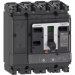 C10F4TM080D1 NSX100F 36kA DCPV 4P 80A TMD Schneider Electric c10f4tm080d1