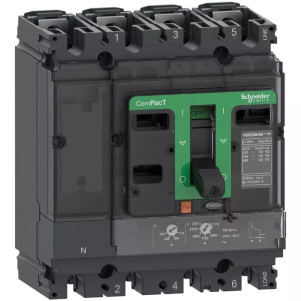 C10F6TM016 | NSX100F 36kA AC 4P3D 16A TMD - Schneider Electric