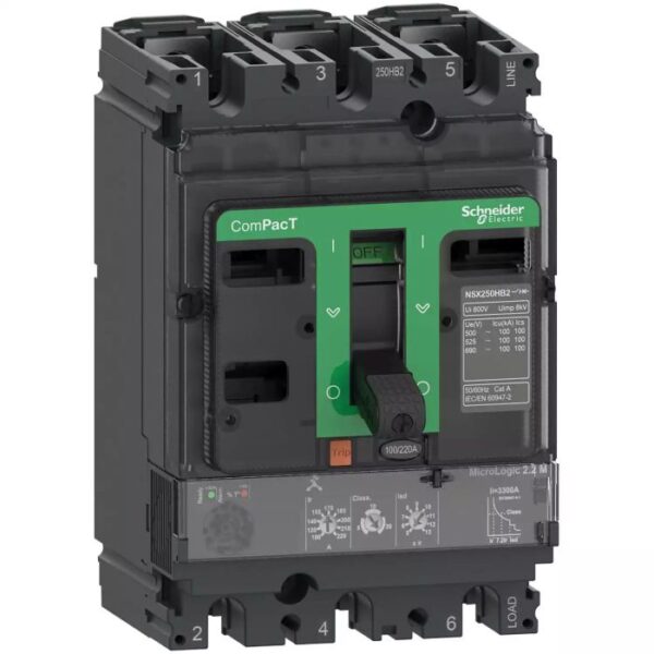 C10H32M100 NSX100H 70kA AC 3P3D 100A 2.2M Schneider Electric c10h32m100