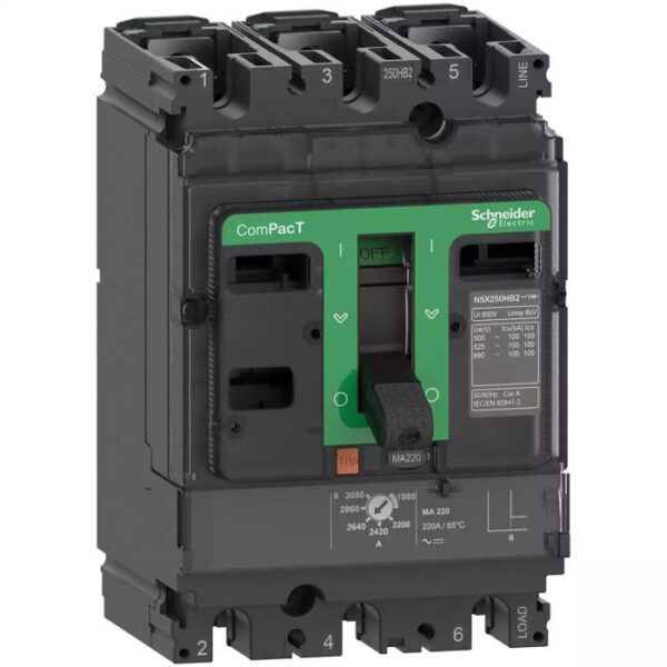 C10N3MA003 | NSX100N 50kA AC 3P3D 2.5A MA - Schneider Electric