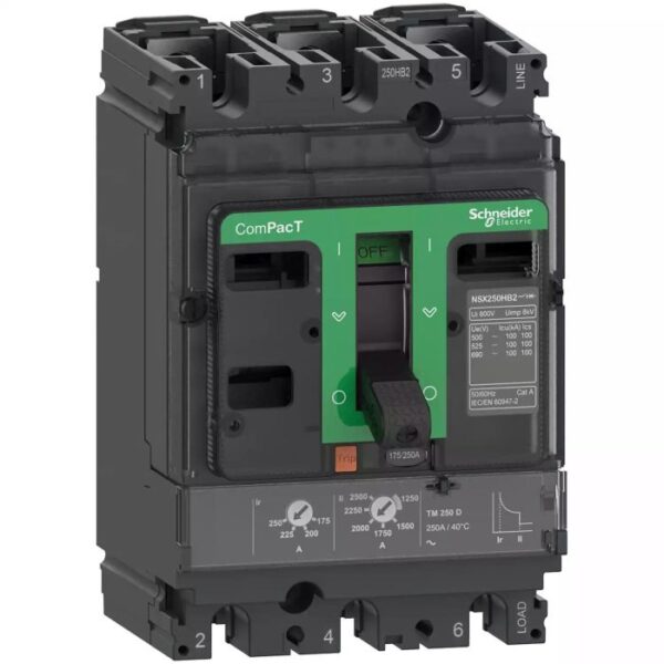 C16H3TM160 NSX160H 70kA AC 3P3D 160A TMD Schneider Electric c16h3tm160