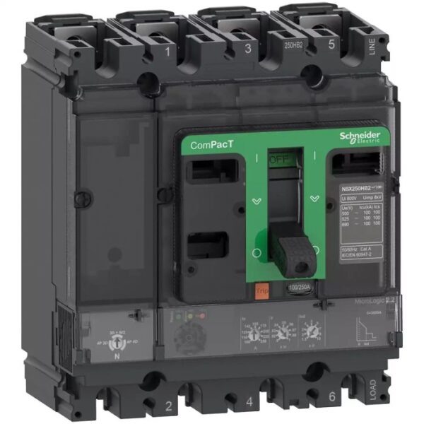 C25H42D250 NSX250H 70kA AC 4P4D 250A 2.2 Schneider Electric c25h42d250