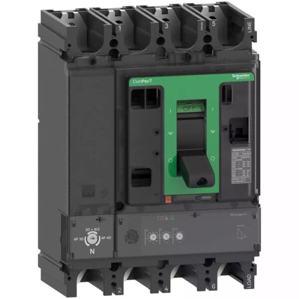 C40H42D400 NSX400H 70kA AC 4P4D 400A 2.3 Schneider Electric c40h42d400