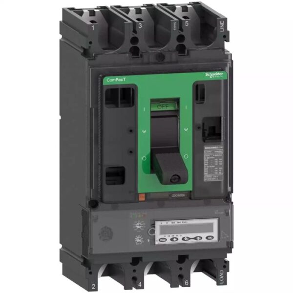 C63H36E630 NSX630H 70kA AC 3P3D 630A 6.3E Schneider Electric c63h36e630