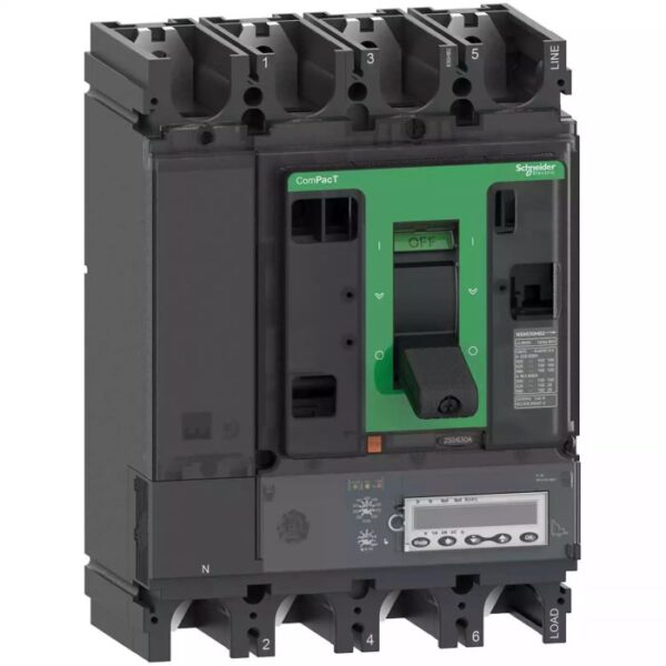 C63N46E630 NSX630N 50kA AC 4P4D 630A 6.3E Schneider Electric c63n46e630