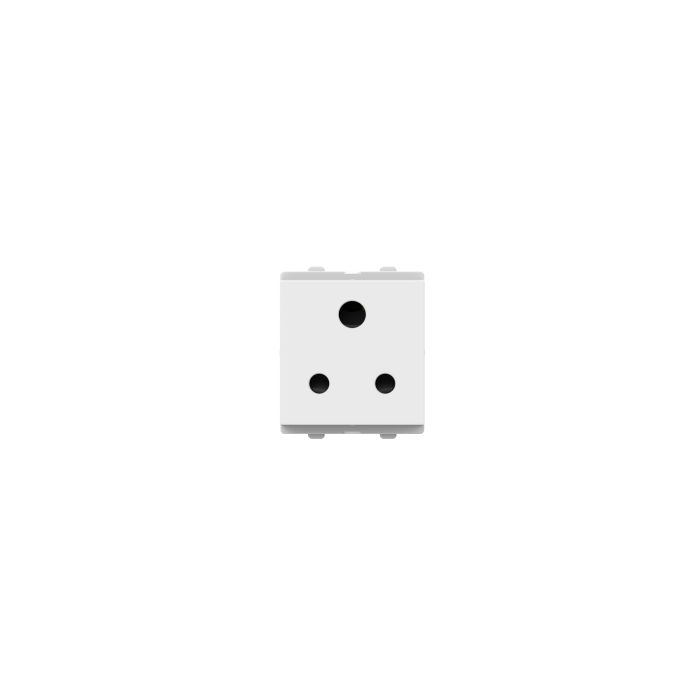 cpx6sk3pns_we_web.jpg CPX6SK3PNS_WE | 6A 3 Pin So With Shutter, Wh - Schneider Electric - Image 1