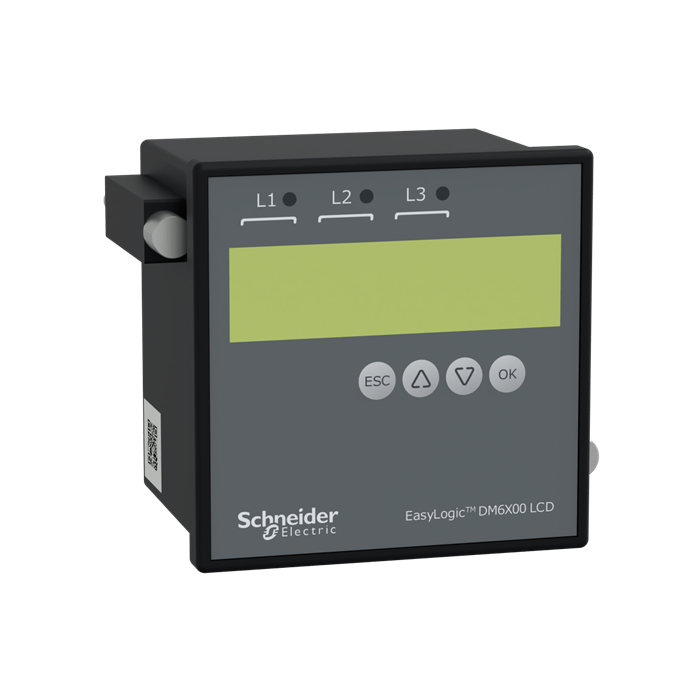 dm6x00.png 30002570 | DM6300 VAF PF meter Cl 0.5 RS485 LCD - Schneider Electric - Image 1