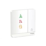 E8331BPDMW_WE_G8 | Avataron-Do Not Disturb/ Please Clean My Room Indicator With Bell Push Switch, We - Schneider Electric