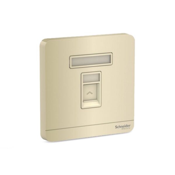E8331RJS4_WG | Avataron-1G Tel Socket, Shuttered Wallplate, Wg - Schneider Electric