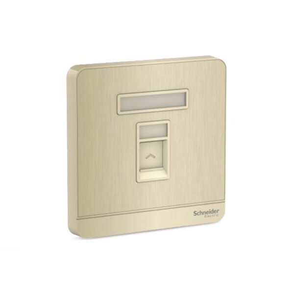 E8331RJS5_GH | Avataron-1G Rj45 Data Cat5E, Shuttered, Gh - Schneider Electric