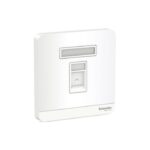 E8331RJS5_WE | Avataron-1G Rj45 Data Cat5E, Shuttered, We - Schneider Electric