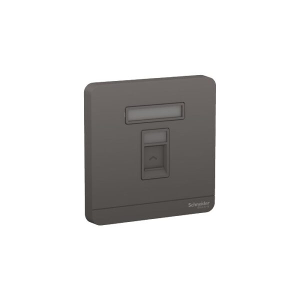E8331RJS6_DG | 1G RJ45 DATA CAT6 SHUTTERED DG - Schneider Electric