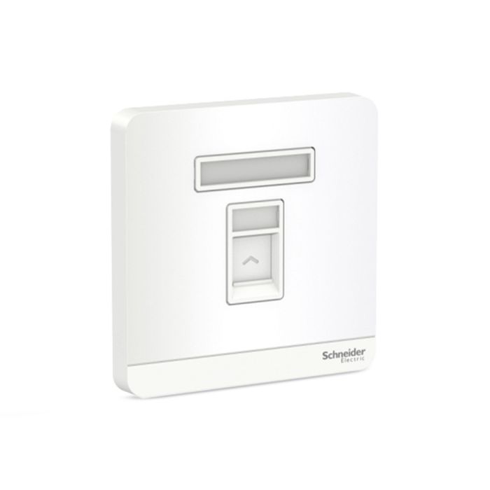 e8331rjs_we_01.jpg E8331RJS_WE | AvatarOn-1G S Keystone Wallplate (w/o Mod) WE - Schneider Electric - Image 1