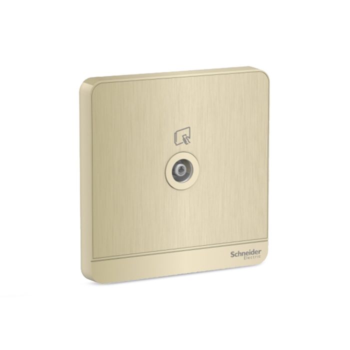 e8331tv_gh_01.jpg E8331TV_GH | Avataron-1G Tv Socket, 75Ω, Through-Connect, Gh - Schneider Electric - Image 1