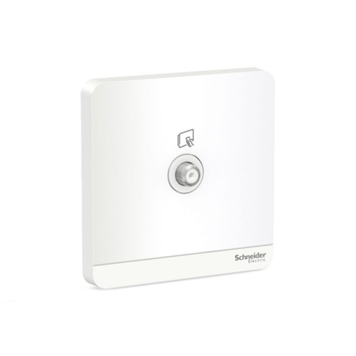 e8331tvsf_we_01.jpg E8331TVSF_WE | Avataron-1G Tv Socket, Slave 5-1000, We - Schneider Electric - Image 1
