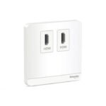 E8332HDHD_WE | Avataron-2G Hdmi+Hdmi, Keystone On Wallplate We - Schneider Electric