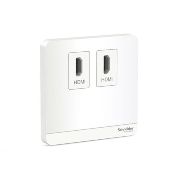 E8332HDHD_WE | Avataron-2G Hdmi+Hdmi, Keystone On Wallplate We - Schneider Electric