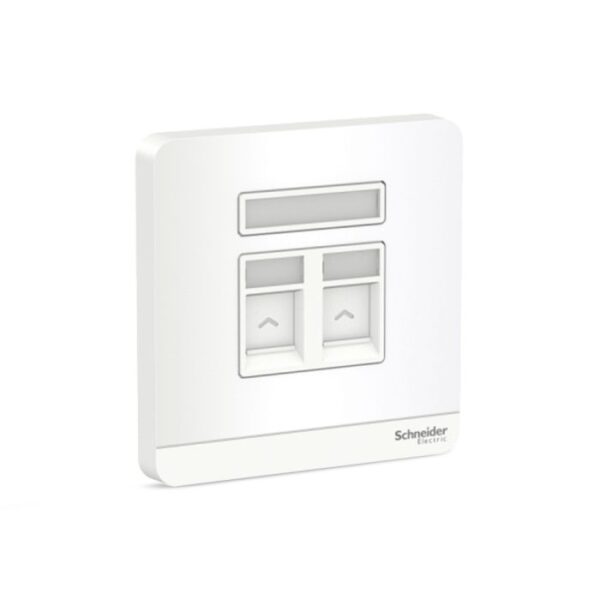 E8332RJS5_WE | Avataron-2G Rj45 Data Cat5E, Shuttered, We - Schneider Electric