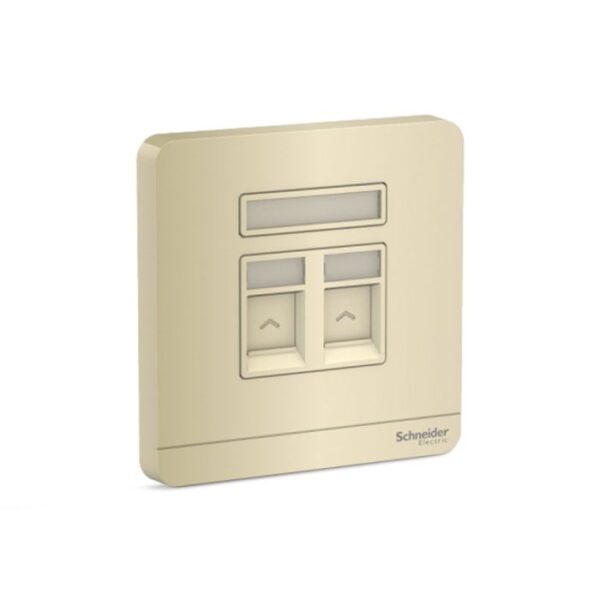 E8332RJS5_WG | Avataron-2G Rj45 Data Cat5E, Shuttered, Wg - Schneider Electric
