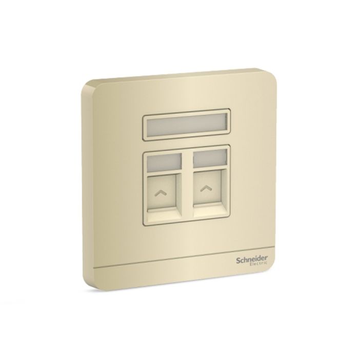 e8332rjs6_wg_01.jpg E8332RJS6_WG | Avataron-2G Rj45 Data Cat6, Shuttered, Wg - Schneider Electric - Image 1