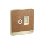 E8332TVRJS5_WD | Avataron-1G Tv+ Rj45 Data Cat5E, Shuttered, Wd - Schneider Electric