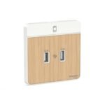 E8332USB_LW_G8 | Avataron-2 X 2.1A Usb Charger, Lw - Schneider Electric
