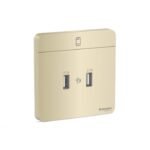 E8332USB_WG_G8 | Avataron-2 X 2.1A Usb Charger, Wg - Schneider Electric