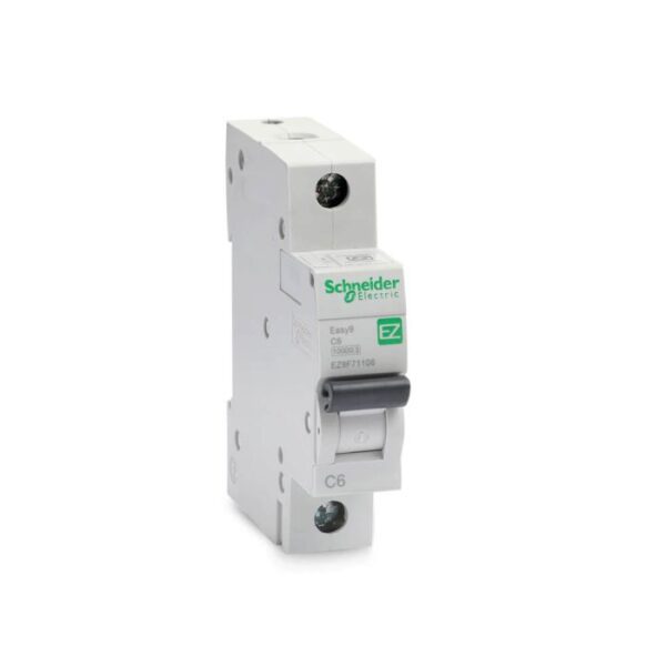EZ9F71106 | Easy9 MCB 1P 6A C 10000A 240V - Schneider Electric