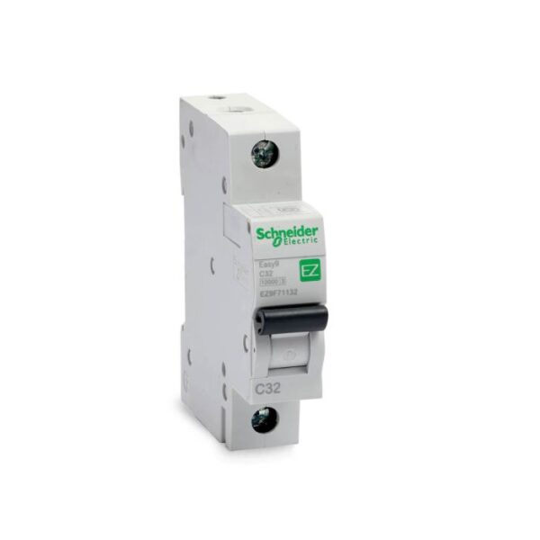 EZ9F71132 | Easy9 MCB 1P 32A C 10000A 240V - Schneider Electric