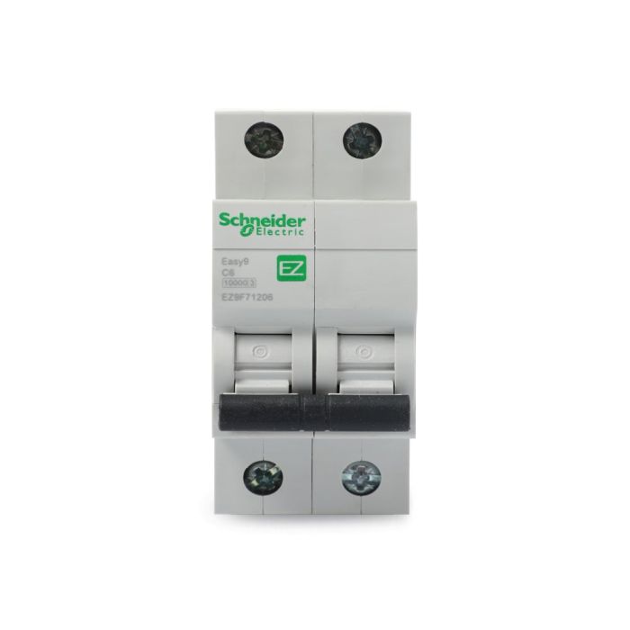 ez9f71206_01_2_2.jpg EZ9F76216 | Easy9 MCB 2P 16A 6000A C curve - Schneider Electric - Image 1