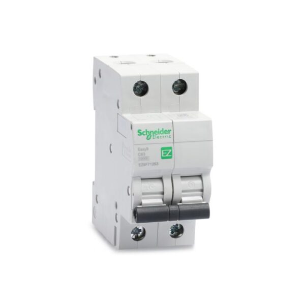 EZ9F71263 | Easy9 MCB 2P 63A C 10000A 415V - Schneider Electric
