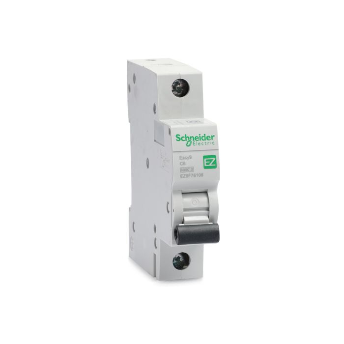 ez9f76106_02.jpg EZ9F76106 | Easy9 MCB 1P 6A C 6000A 240V - Schneider Electric - Image 1