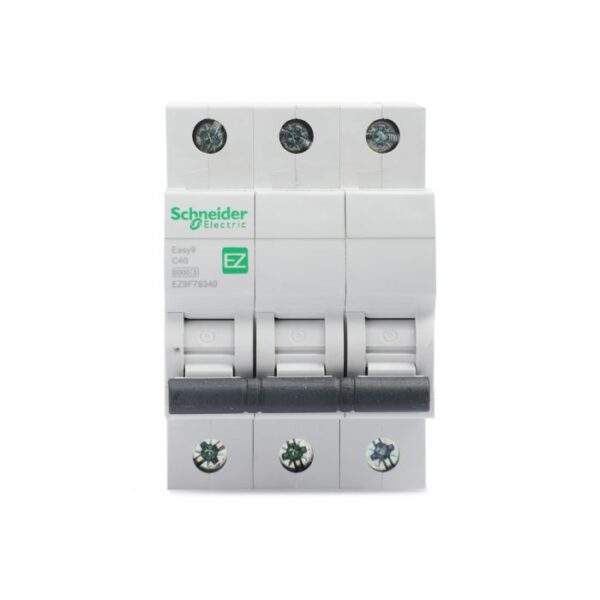 EZ9F76340 | Easy9 MCB 3P 40A C 6000A 415V - Schneider Electric