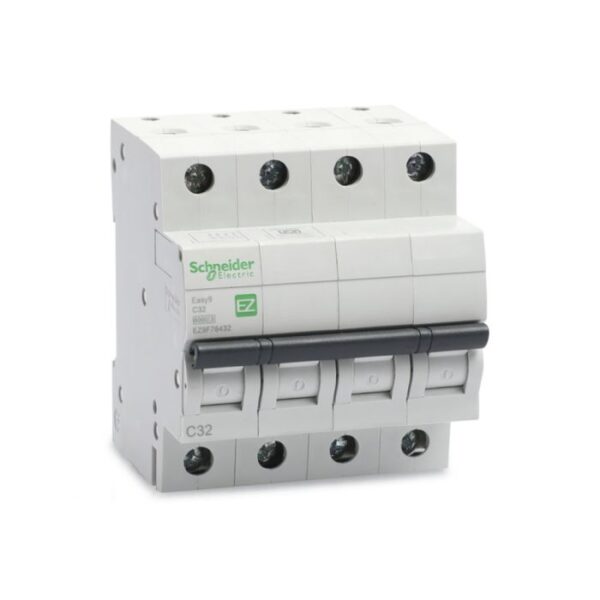EZ9F76432 | Easy9 MCB 4P 32A C 6000A 415V - Schneider Electric