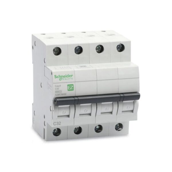 EZ9F76425 | Easy9 MCB 4P 25A C 6000A 415V - Schneider Electric