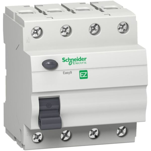 EZ9R55425 | Easy9 RCCB 4P 25A 100mA AC 415V - Schneider Electric