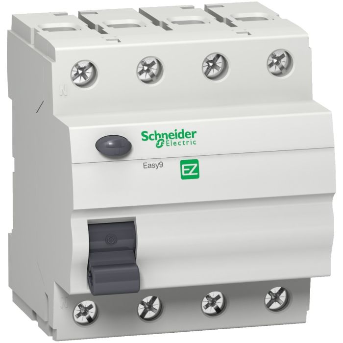 ez9r55425_new_4.jpg EZ9R55425 | Easy9 RCCB 4P 25A 100mA AC 415V - Schneider Electric - Image 1