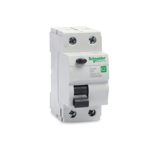 EZ9R65263 | Easy9 RCCB 2P 63A 300mA AC 240V - Schneider Electric