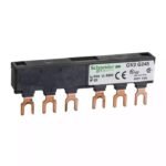GV2G245 | 2 TAP OFFS BUSBAR GV2 63A 45MM PITCH - Schneider Electric