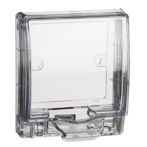 E223R_TR | F-T WP SINGLE GANG SKT COVER_TRAN_IP55 - Schneider Electric